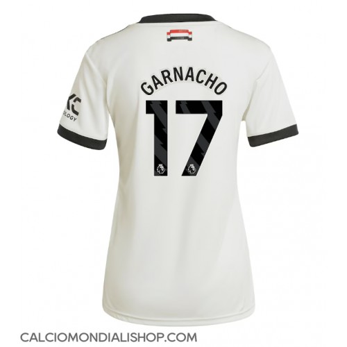 Maglie da calcio Manchester United Alejandro Garnacho #17 Terza Maglia Femminile 2024-25 Manica Corta